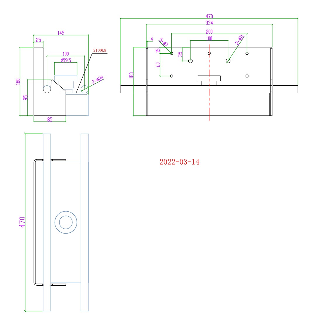 Shuttering Magnets with Side Rods 