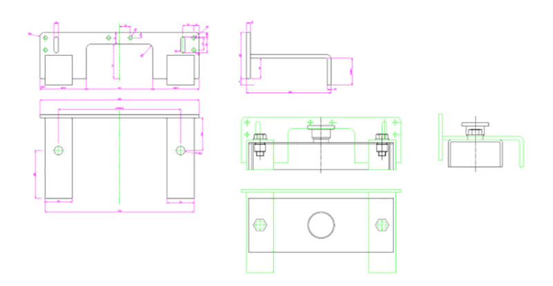 Shuttering Magnets with Adapters