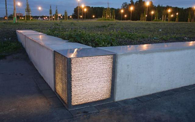 Transparent concrete